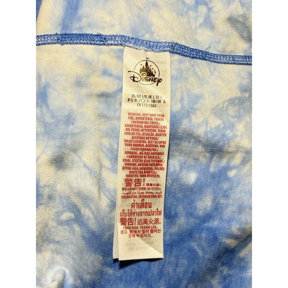 Disneyland Resort Long Sleeve Tie Dye Graphic Celebration Shirt Women's Large - Picture 8 of 9